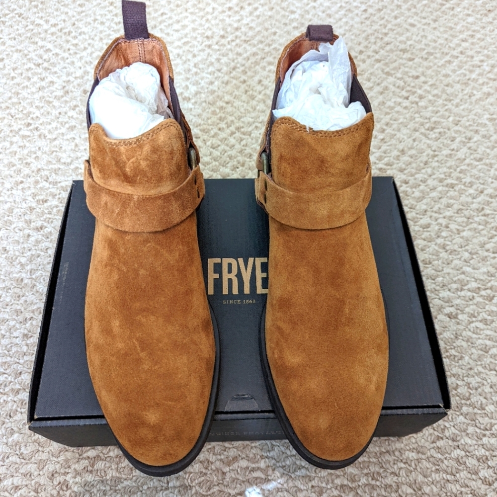Frye harness Chelsea boots